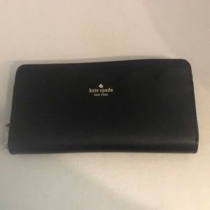Kate Spade wallet.  Black